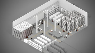 Esquema en el diseño de un almacén | Toyota Material Handling