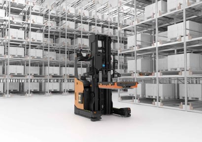 AGV en el almacén| AGV en logística: Cómo la automatización revoluciona los almacenes| Toyota Material Handling
