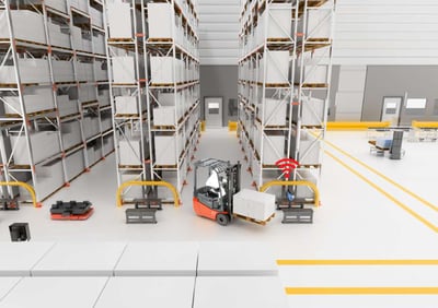 Render almacén | consejos para el éxito en un proyecto automatización | Toyota Material Handling
