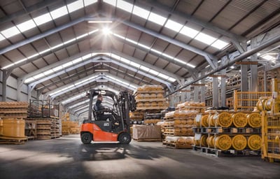 almacén con carretilla contrapesada| El forecast y su importancia para la gestión de la demanda| Toyota Material Handling